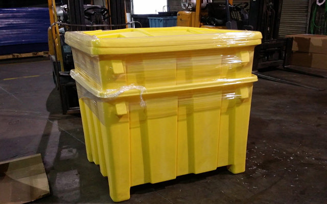 Nested Bulk Storage Container for Shipping or Storage